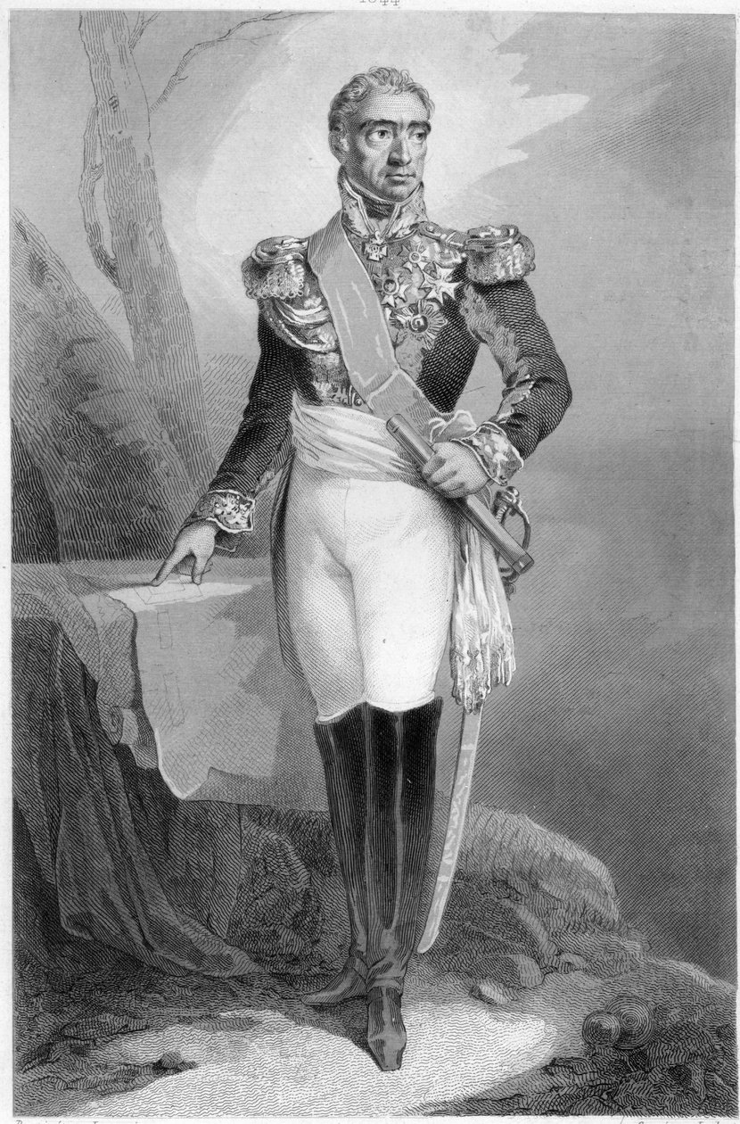 Auguste Frederic Louis Viesse de Marmont (1774-1852), hertug af Ragusa og marskal af Frankrig af French School