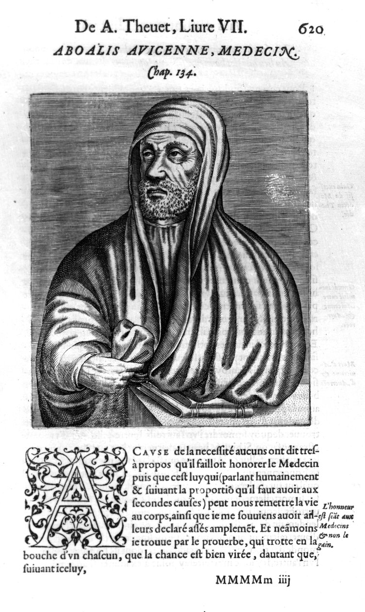 Avicenna, illustration fra 