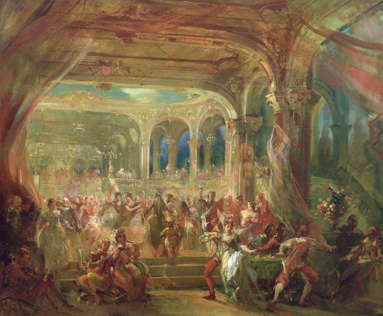 Bal i Opera de Paris under det andet imperium af French School