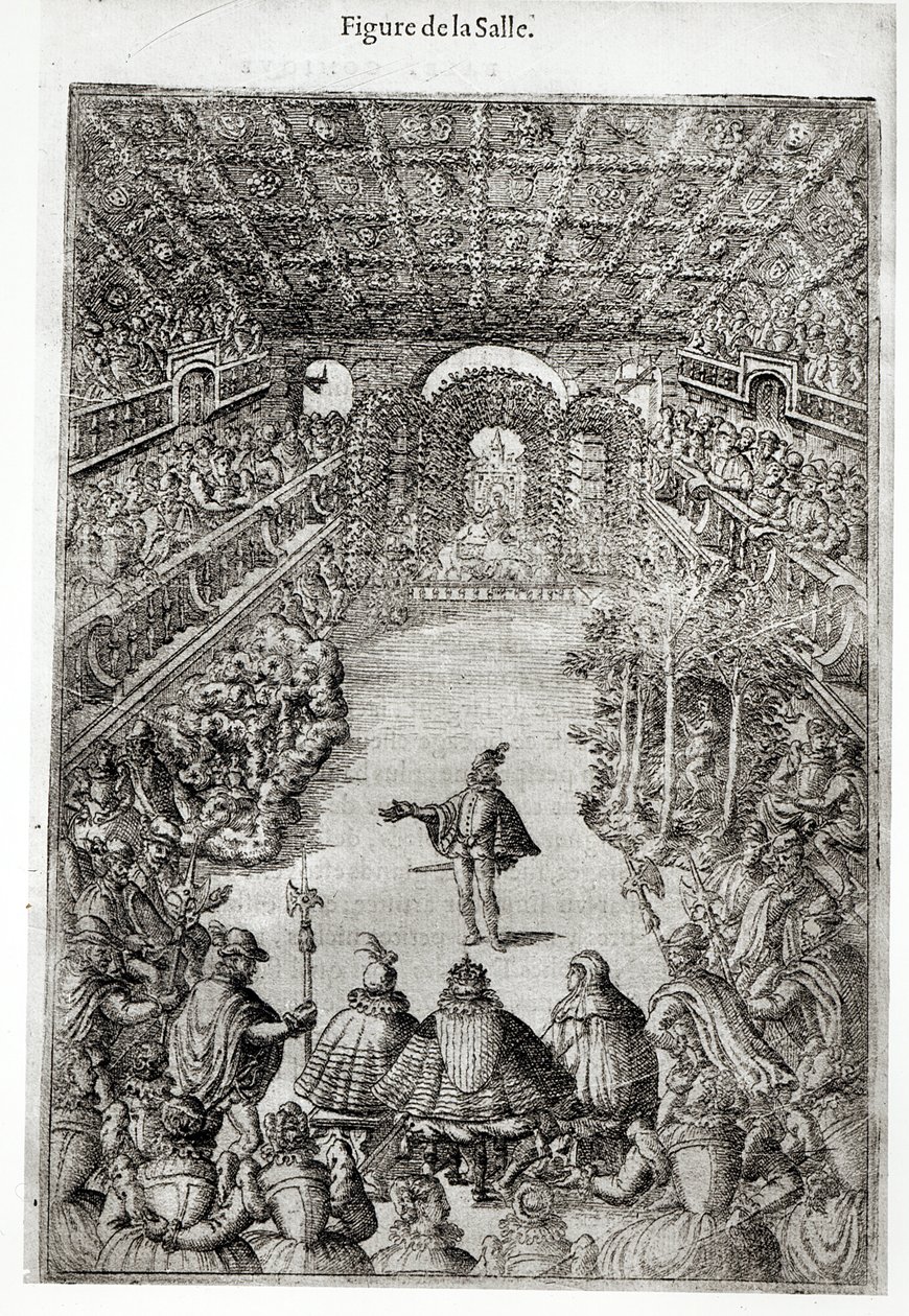Balthazar de Beaujoyeux: Dronningens komiske ballet, 1581 af French School