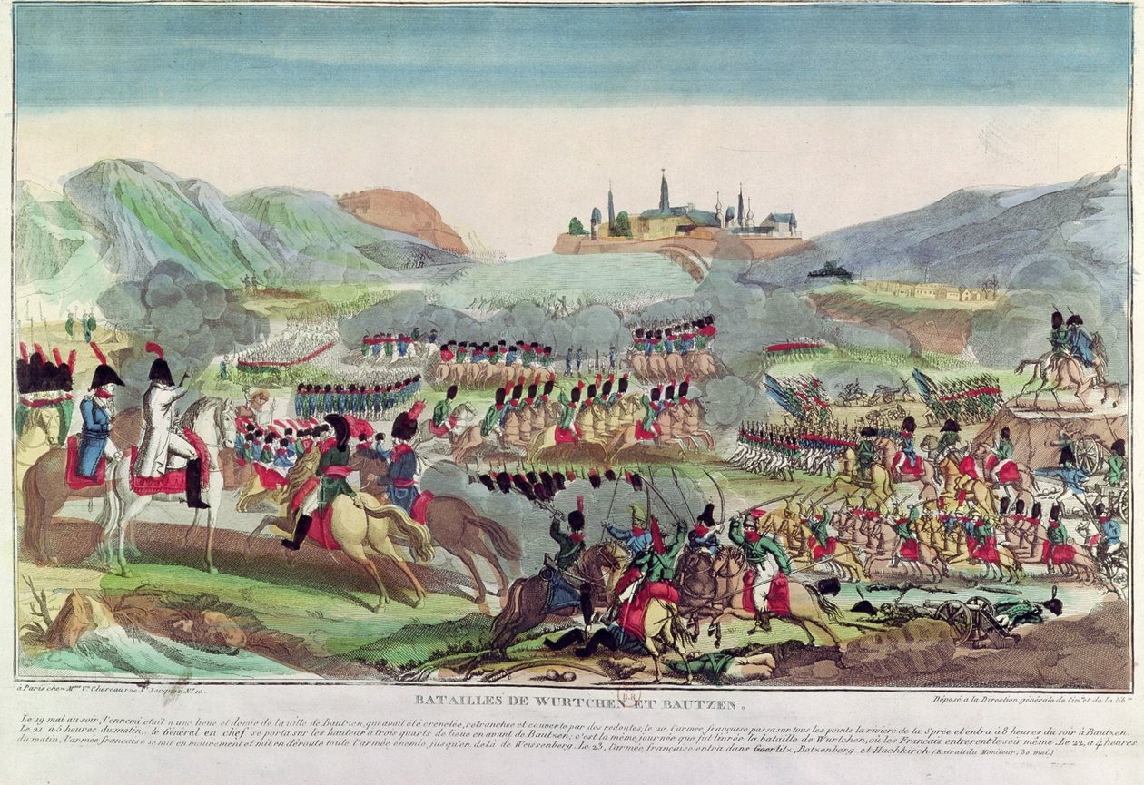 Slaget ved Wurtchen og Bautzen, 20. maj 1813 af French School