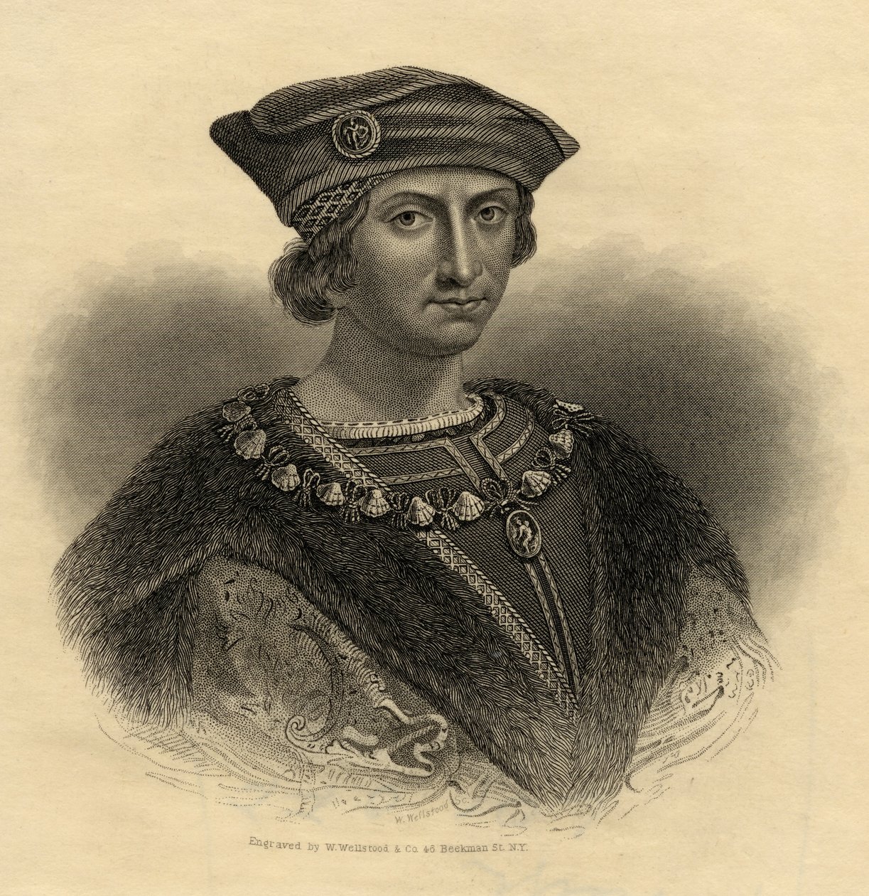 Charles VIII (1470-98) konge af Frankrig af French School