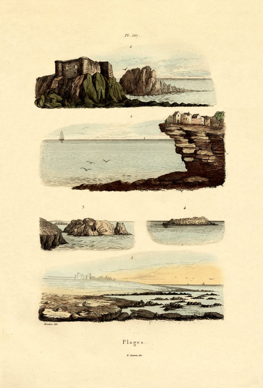 Kyst, 1833-39 af French School
