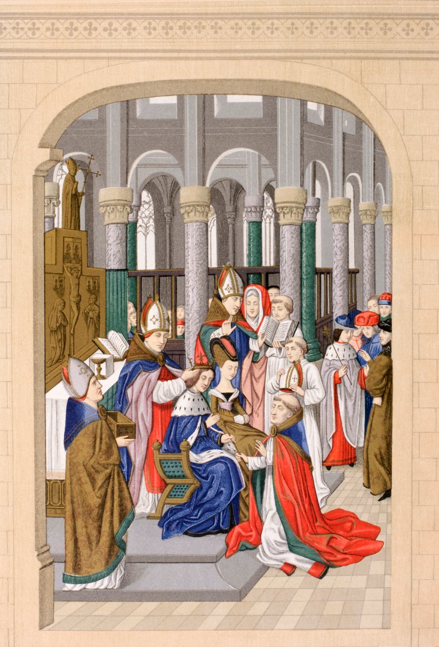 Kroningen af Charles V, konge af Frankrig, maj 1364, fra 