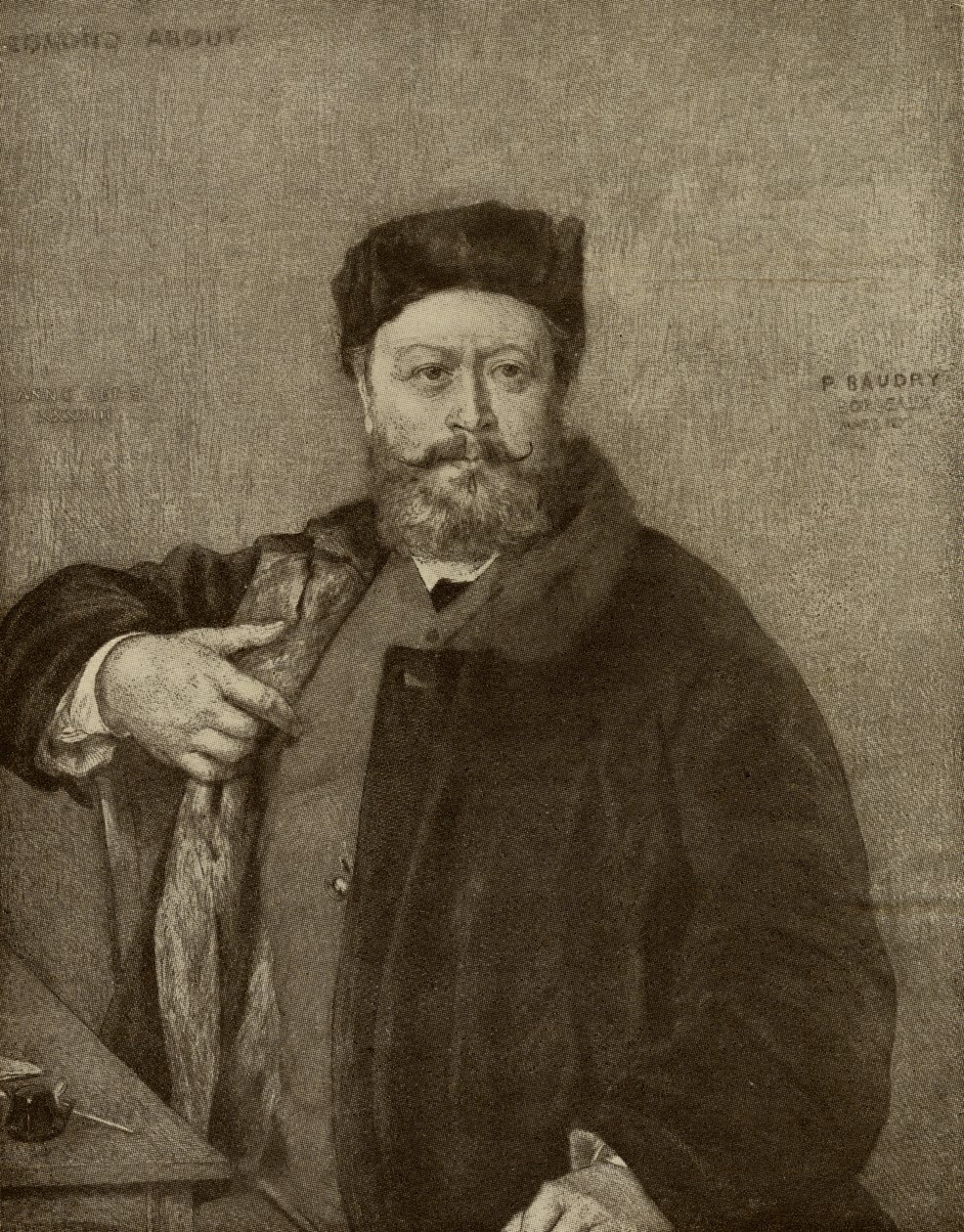 Edmond Felix Valentin About (1828-85) af French School