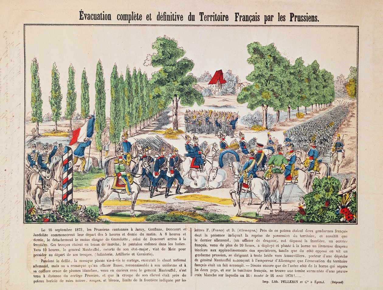 Evakuering af det franske territorium af preusserne, 16. september 1873 af French School