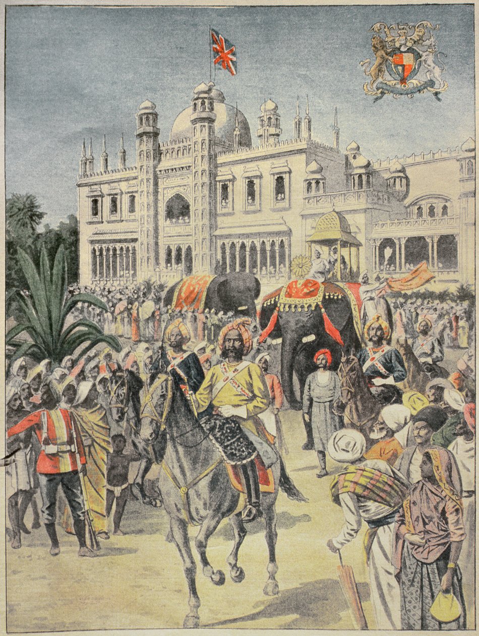 Udstilling fra 1900: Den anglo-indiske pavillon, illustration fra 