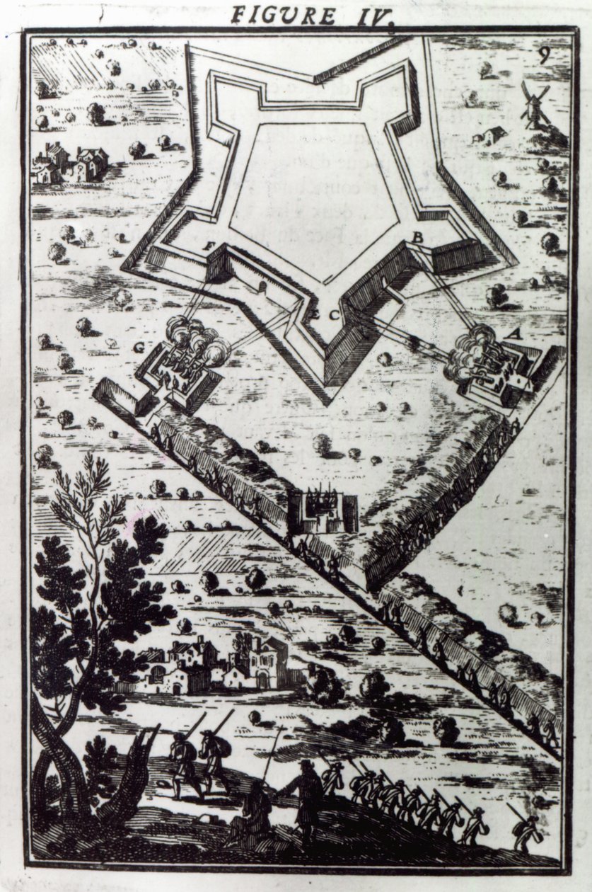Figur IV, fra "Les Travaux de Mars, ou L