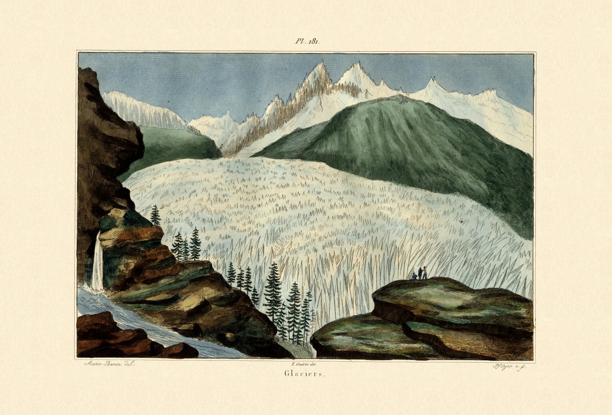 Gletschere, 1833-39 af French School