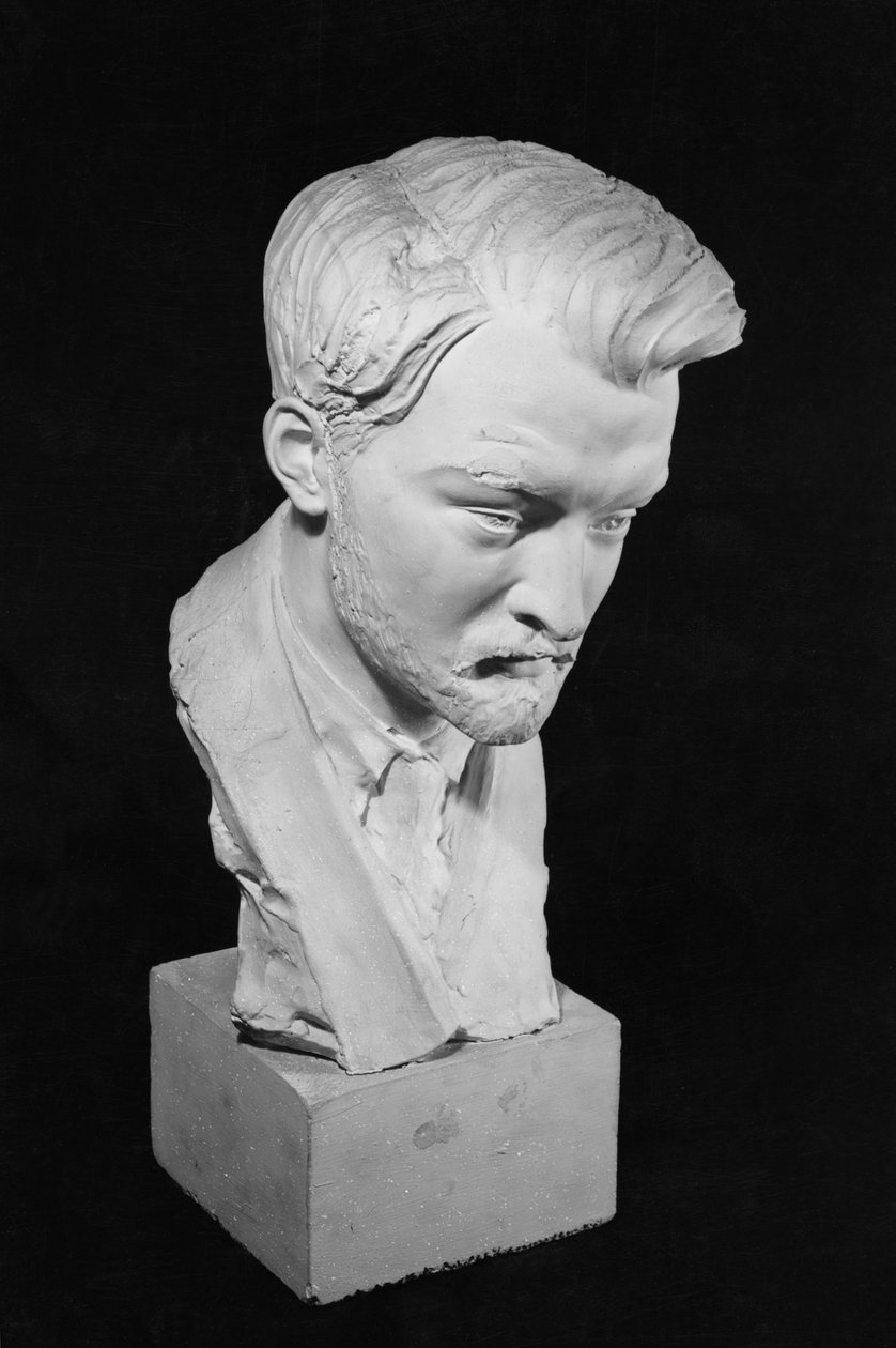 Jacques Maritain (gips) af French School