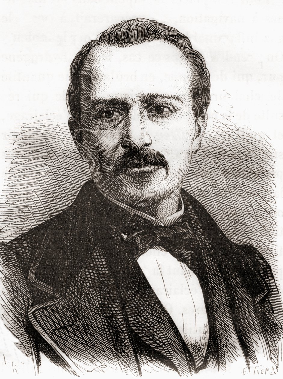 Jean Joseph Étienne Lenoir, fra Les Merveilles de la Science, udgivet ca. 1870 af French School