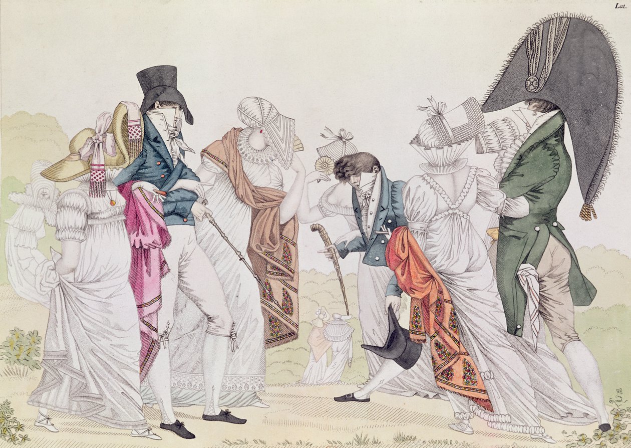 "Les Invisibles", ca. 1807 af French School