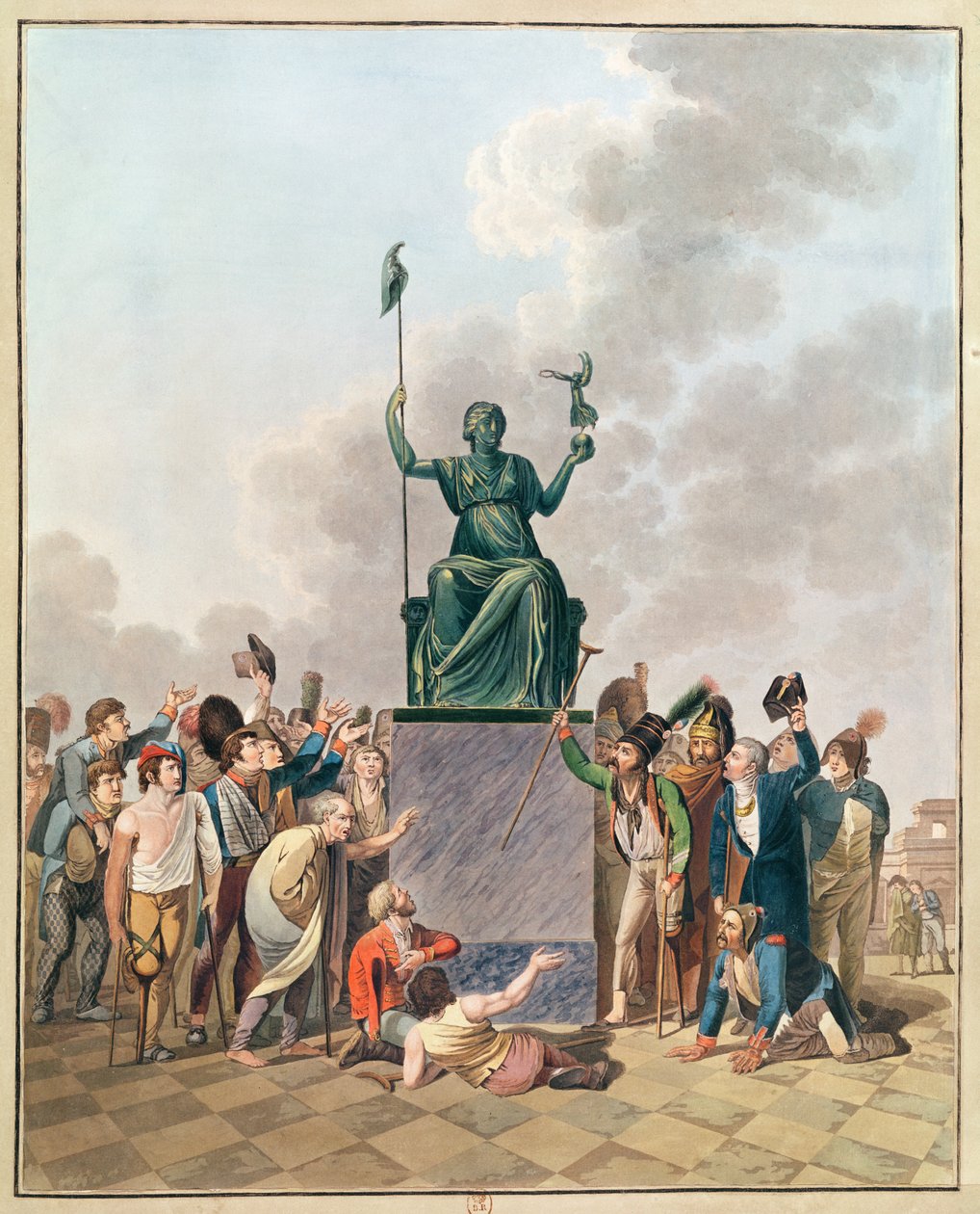 Frihed, 10 november 1793 af French School