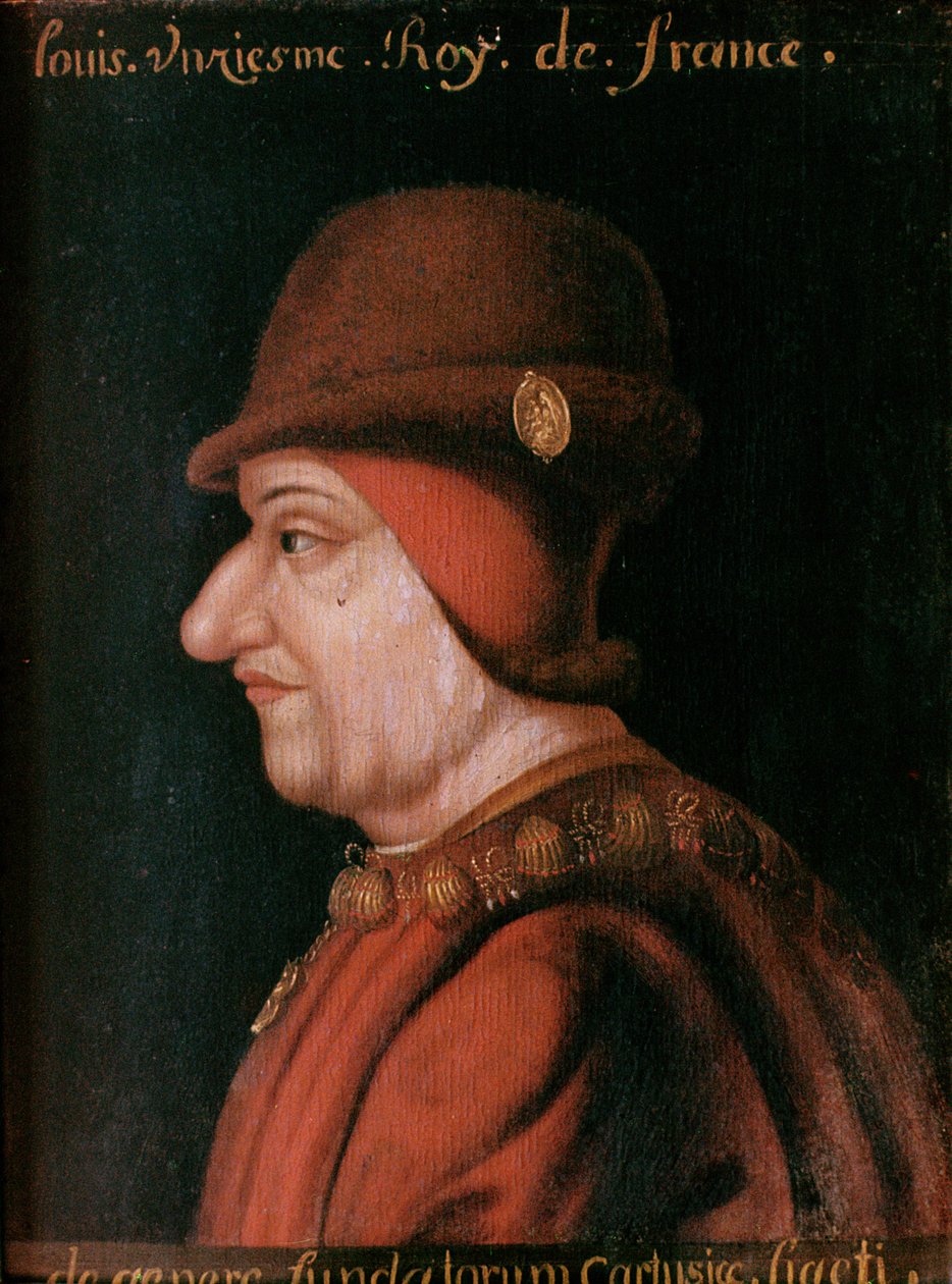 Ludvig XI (1423-83) af French School