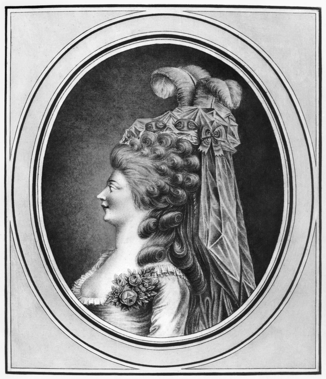 Louise Contat de Parny (1760-1813) i rollen som Suzanne i "Figaros bryllup" af Pierre Augustin Caron de Beaumarchais (1732-99) af French School