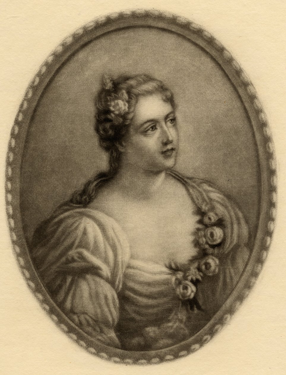 Madame de Parabere (d. 1759) af French School