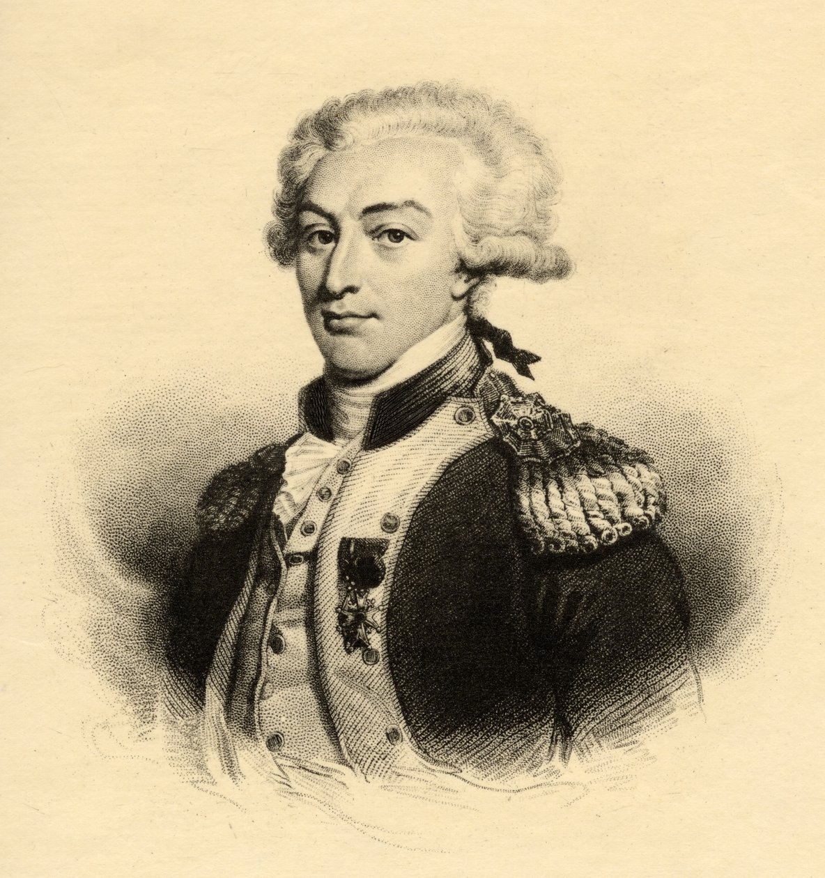 Marie Joseph Paul Yves Roch Gilbert du Motier (1757-1834) Marquis de Lafayette af French School