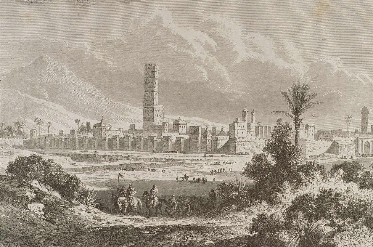 Marrakesh i 1860