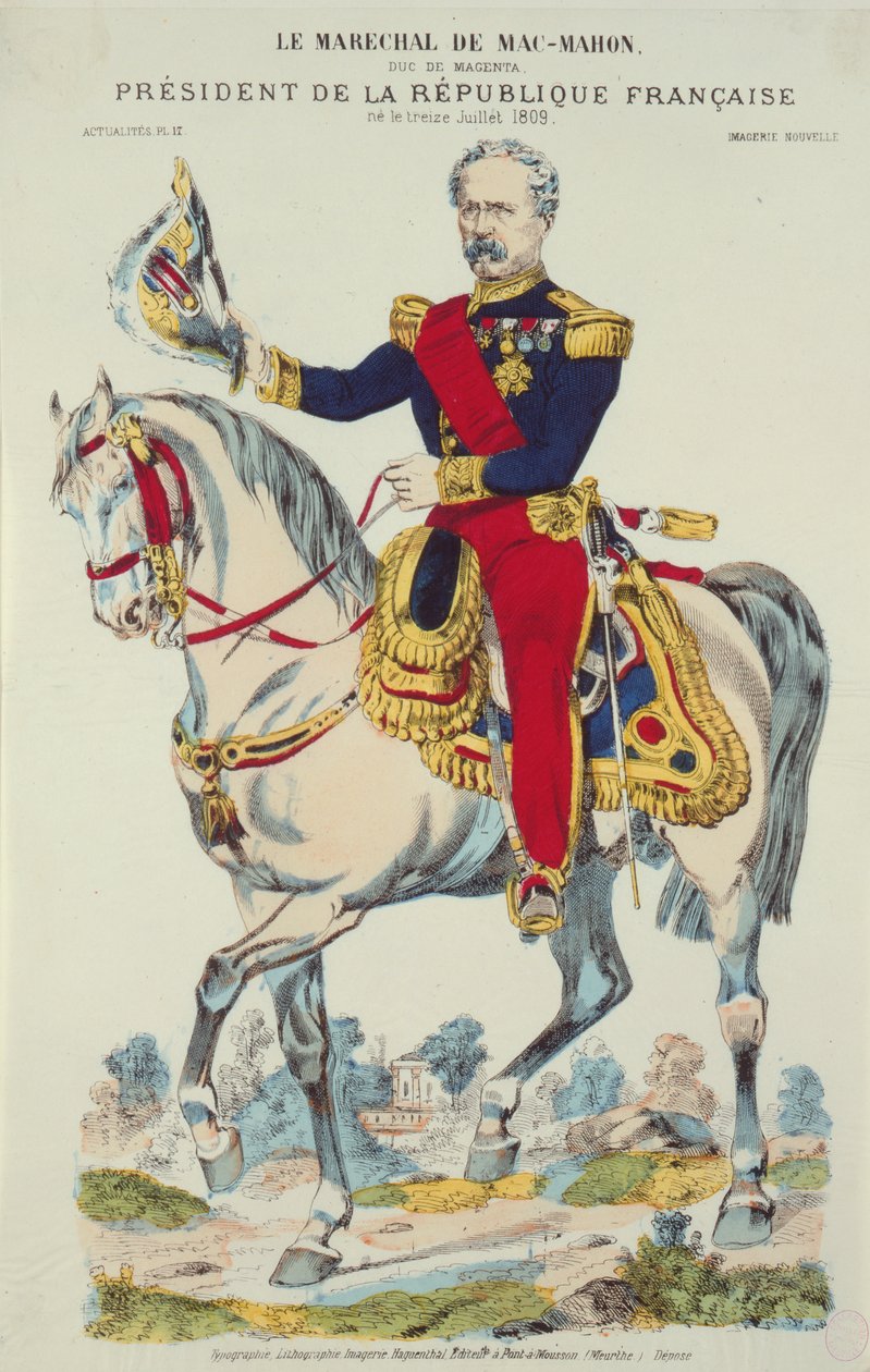 Marskal Edme Patrice Maurice de Macmahon (1808-93) af French School