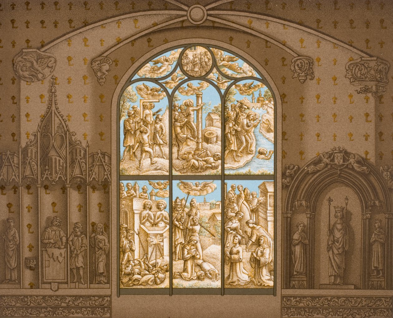 Martyrium af Saints Crispin og Crepinien, fra 