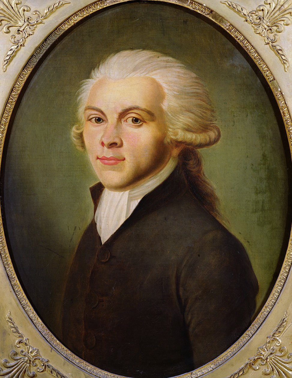 Maximilien de Robespierre (1758-94) c.1793 af French School