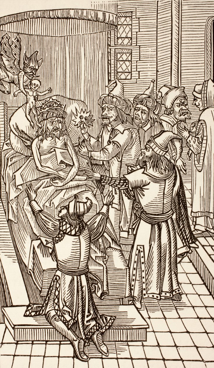 Mehmed II, Sultan af det Osmanniske Rige, på sit dødsleje, fra 