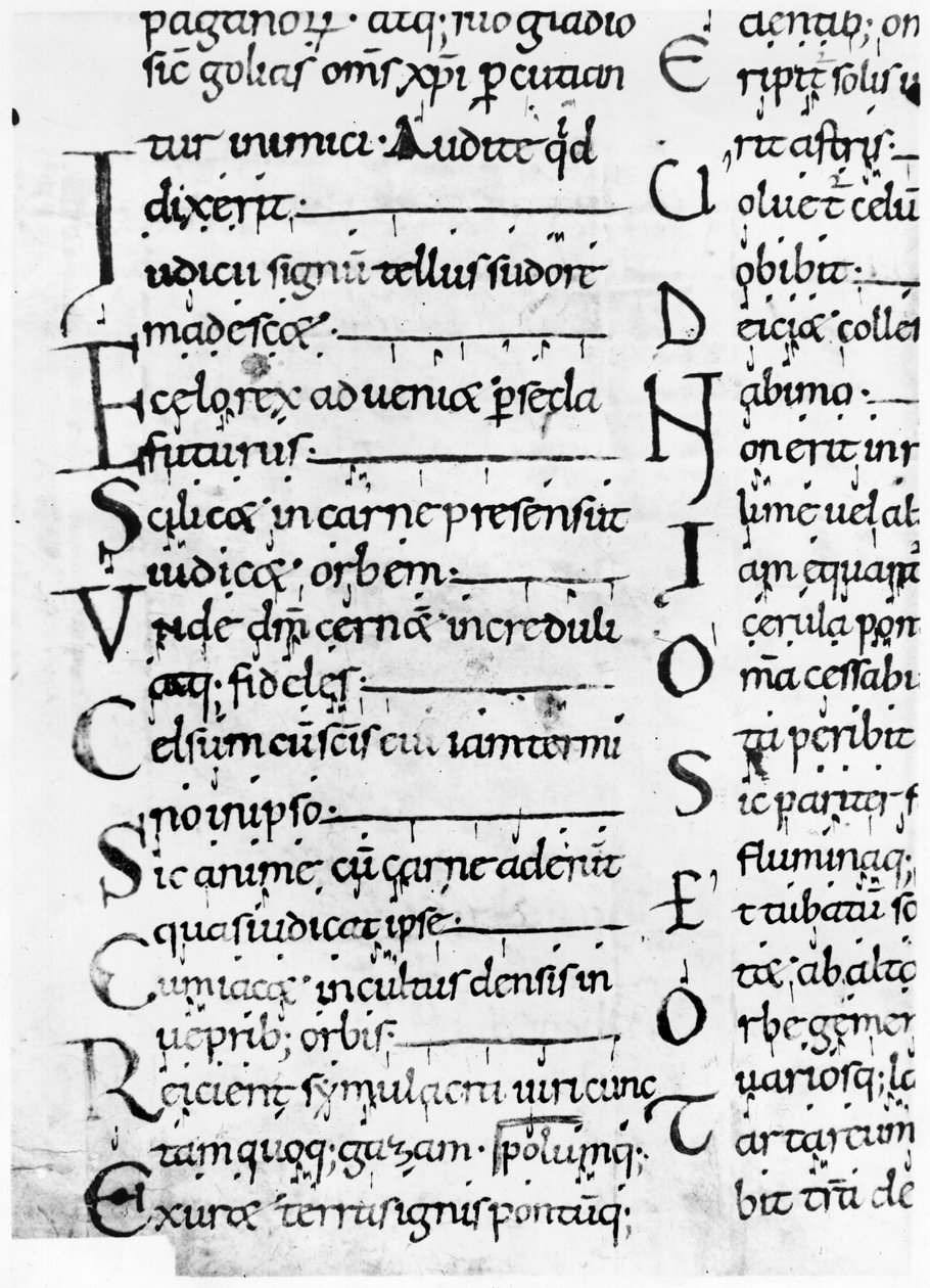 Fru Latin Lectionary af French School