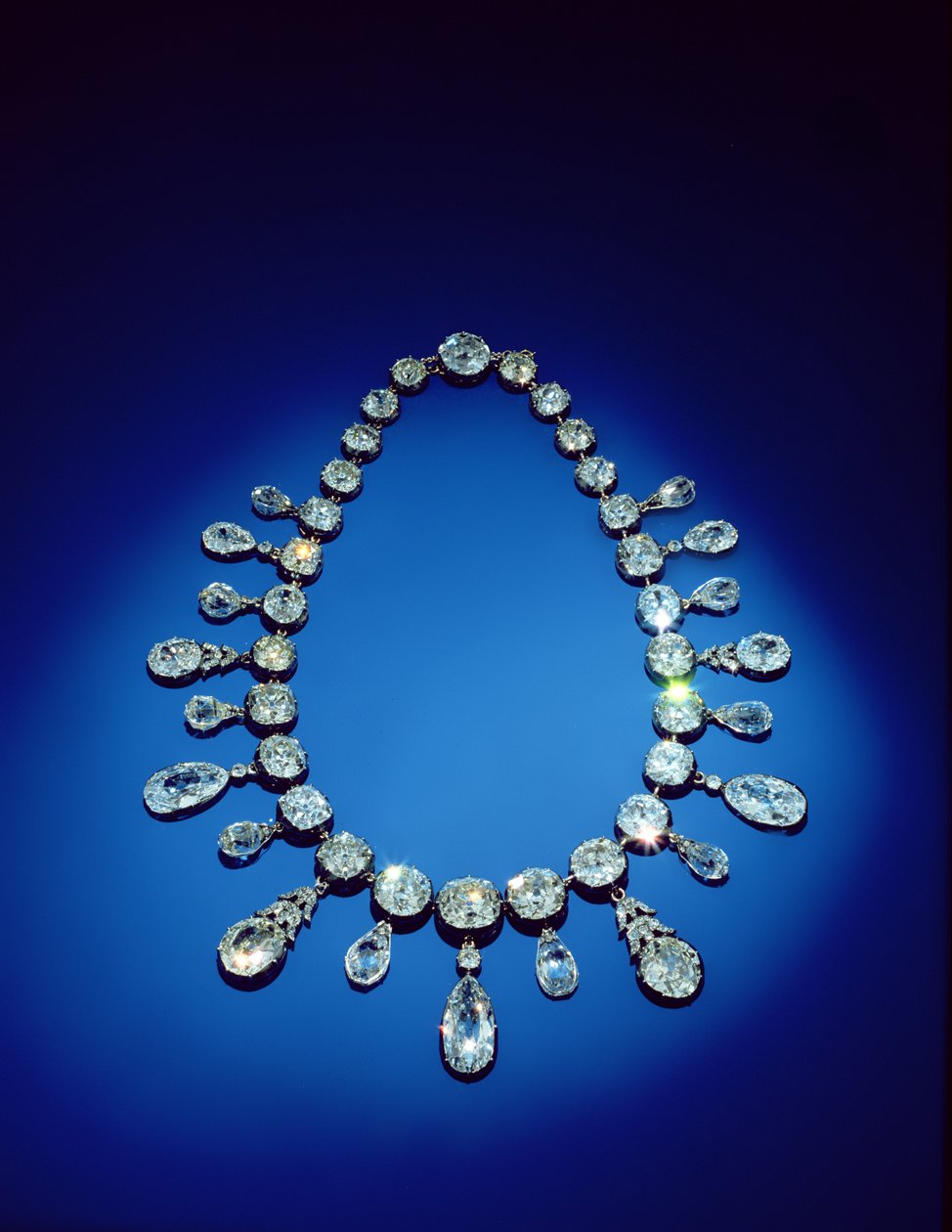 Napoleon halskæde (diamant) af French School