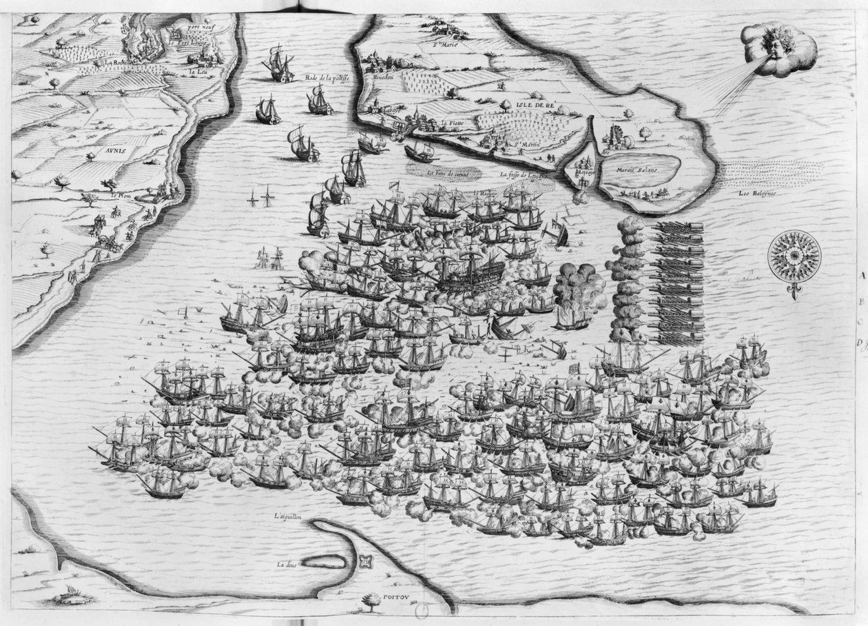 Søslag ved Saint-Martin-de-Re den 27. oktober 1622, Ile de Re af French School