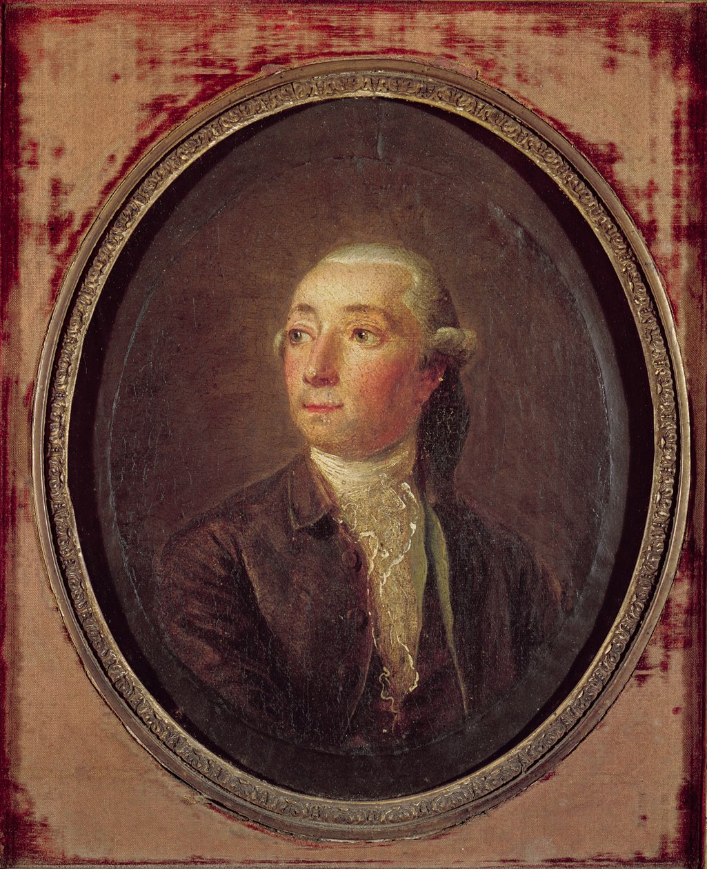Nicolas Restif de la Bretonne (1734-1806) af French School