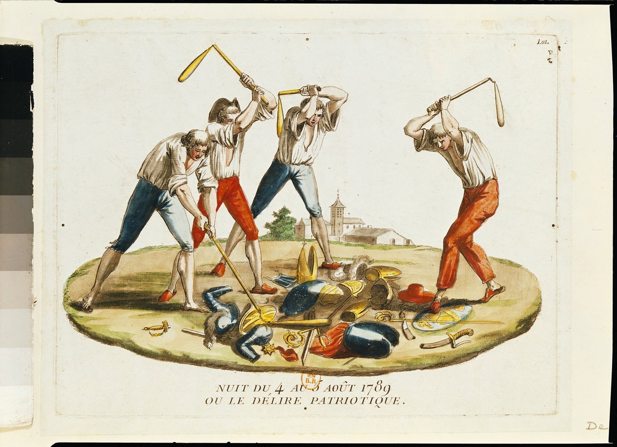 Natten til den 4. august 1789 eller, det patriotiske delirium af French School