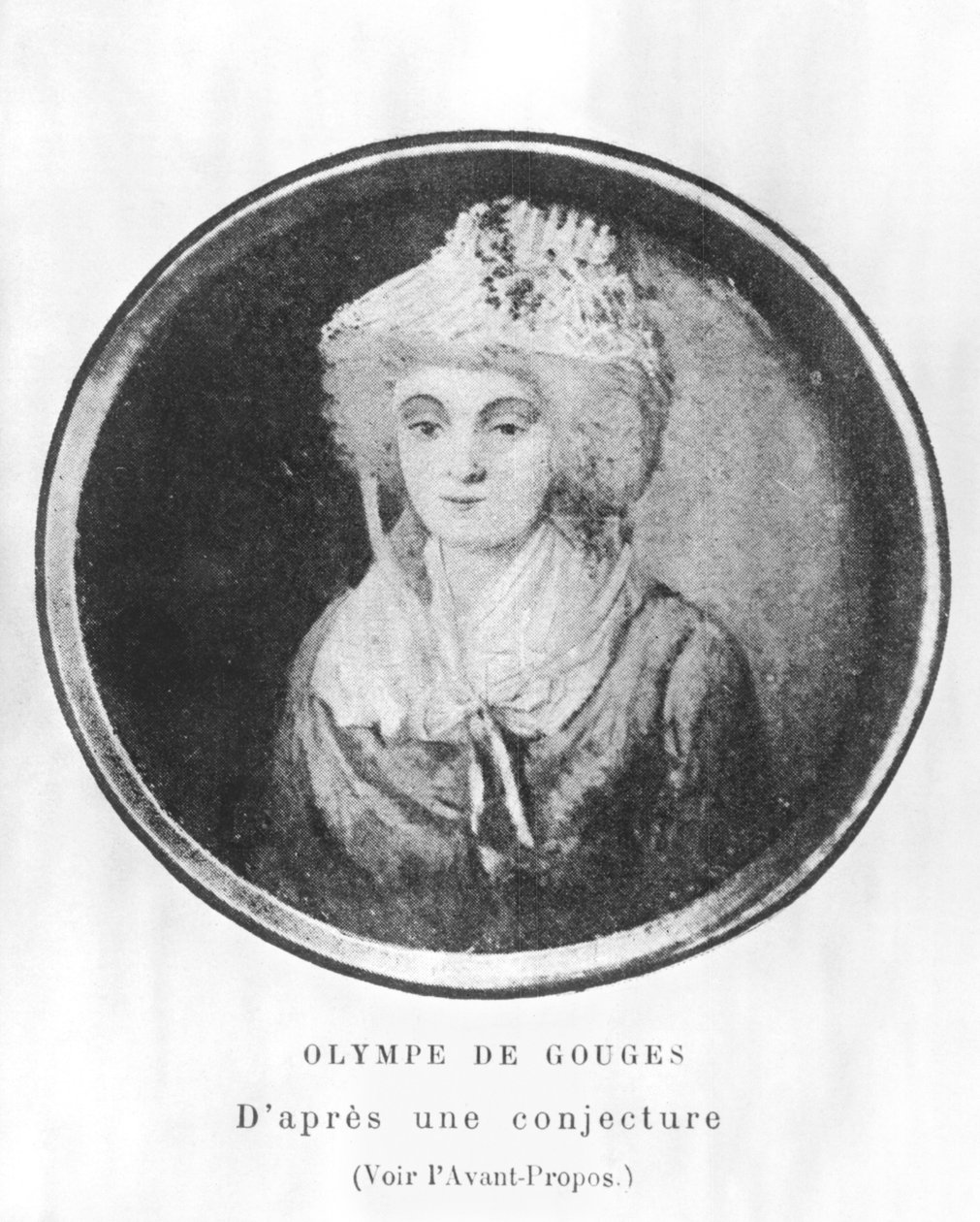 Olympia of Gouges (1743-93) af French School