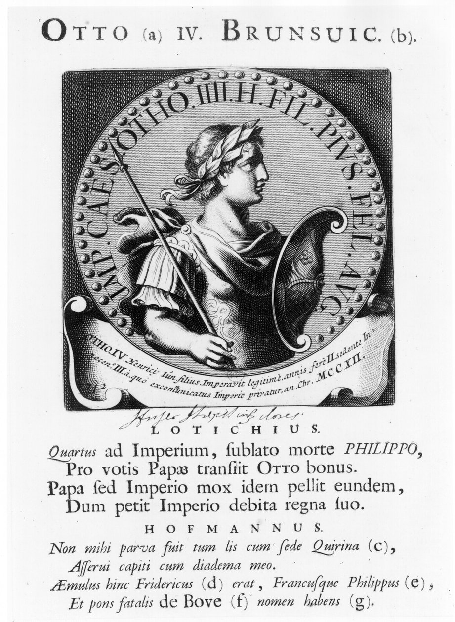 Otto IV (ca. 117582-1218) af Brunsvig af French School