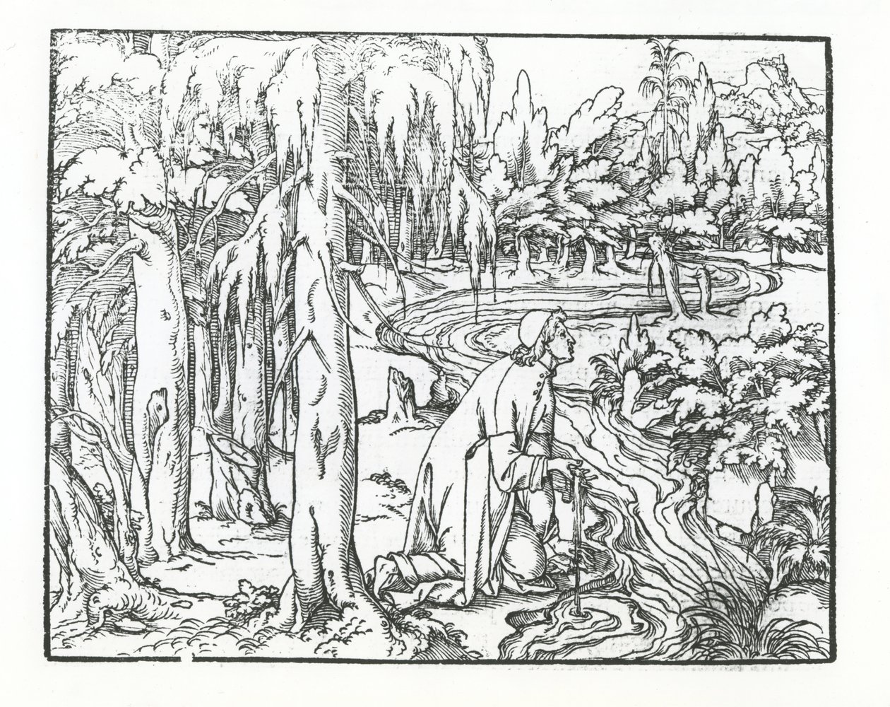 Side fra Speech of the Dream of Poliphile, af Francesco Colonna, 1546 af French School
