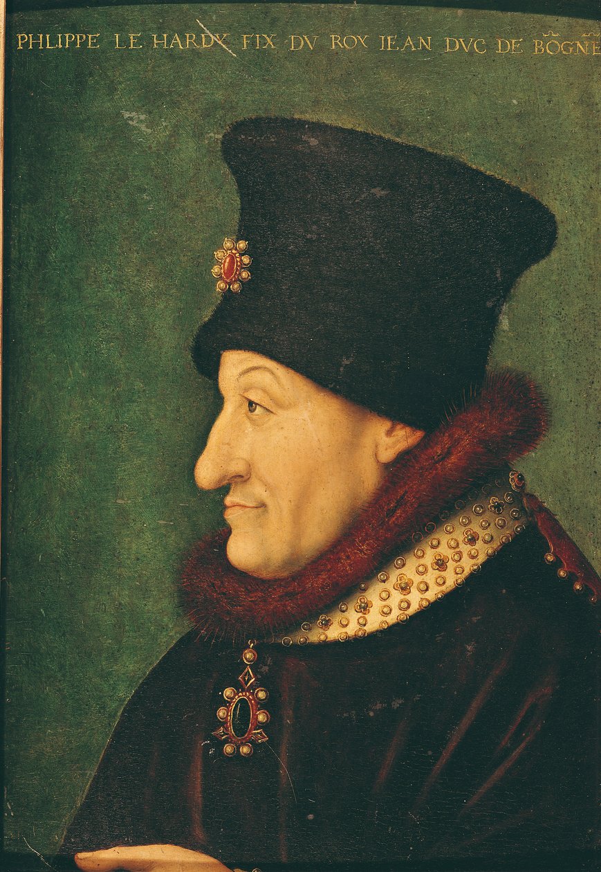 Philippe af Frankrig (1342-1404) hertug af Bourgogne af French School