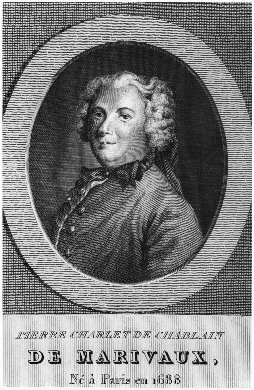 Pierre Carlet de Chamblain, kendt som Marivaux (født foto) af French School