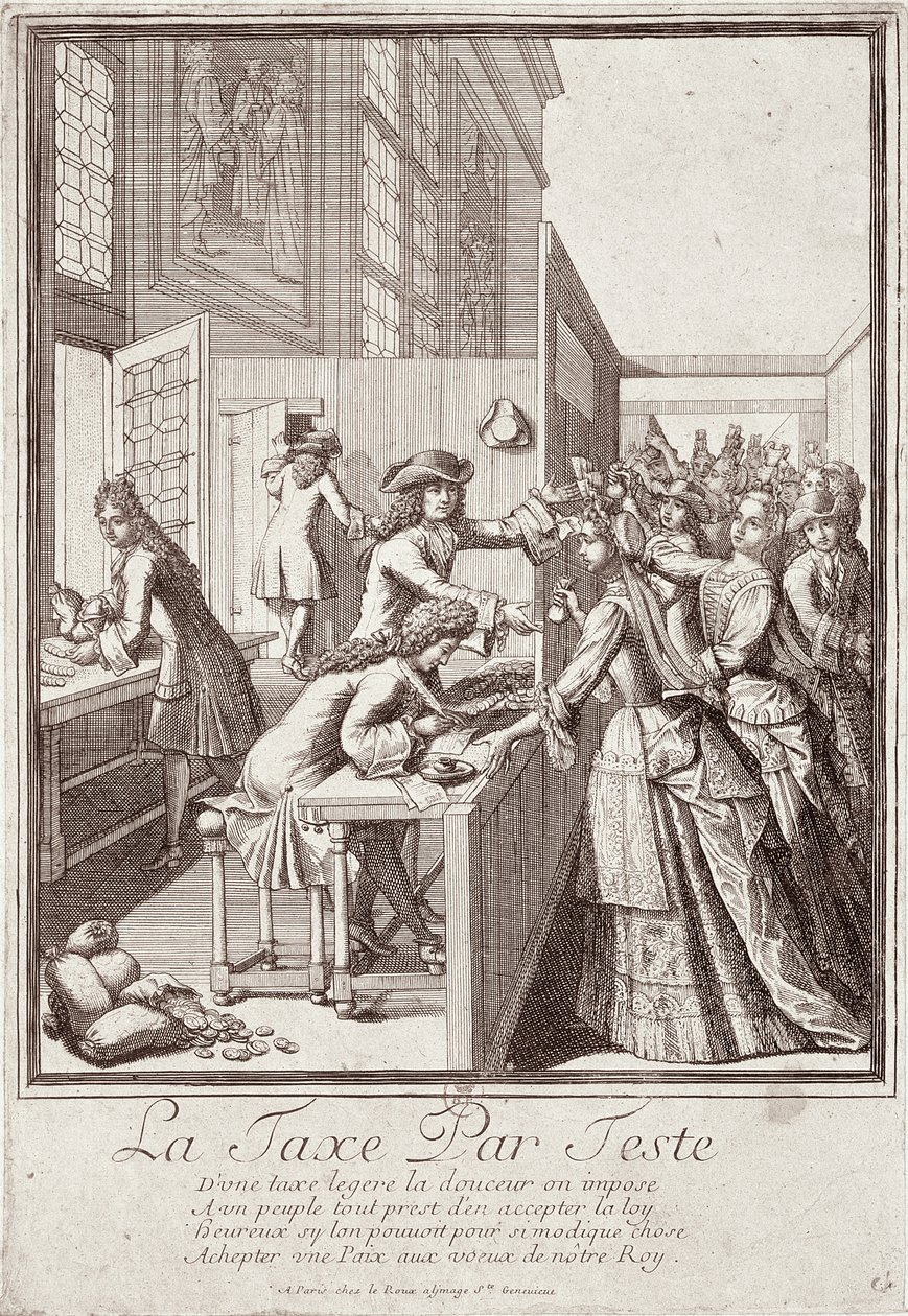 Afstemningsskat, 1709 af French School