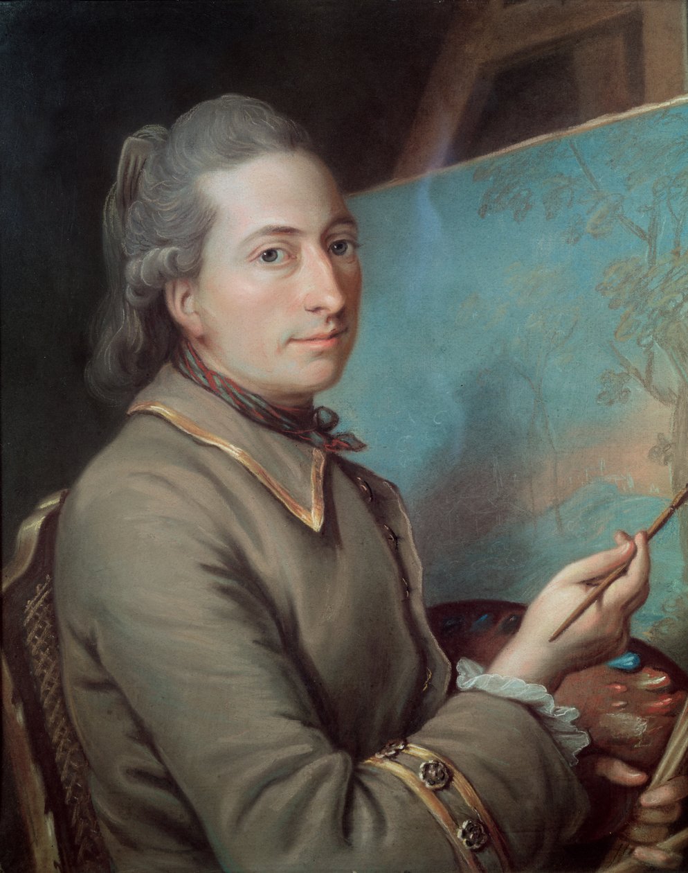 Portræt af Claude Dupin (1715-86) af French School