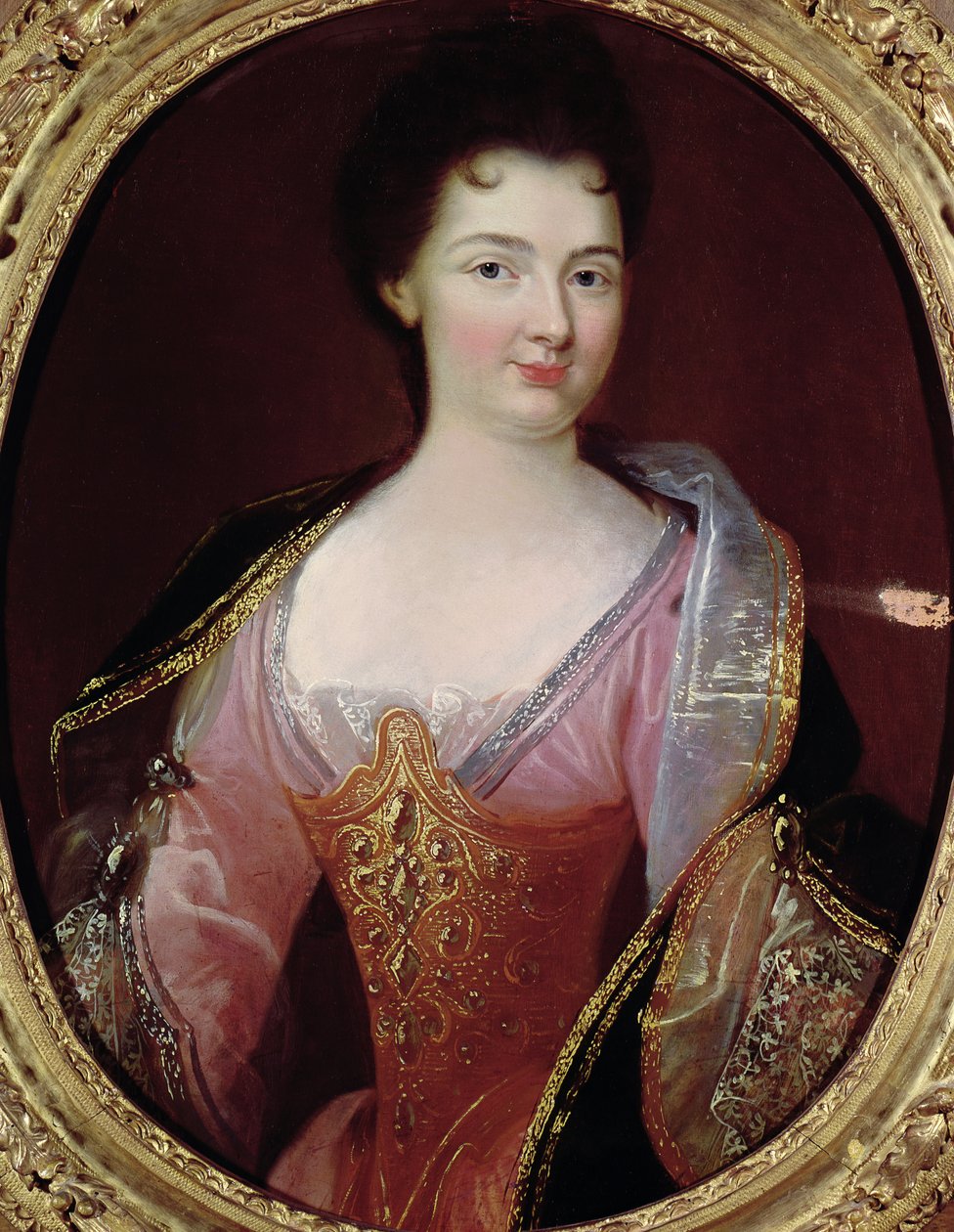 Portræt af Claudine Alexandrine Guerin de Tencin (1682-1749) af French School