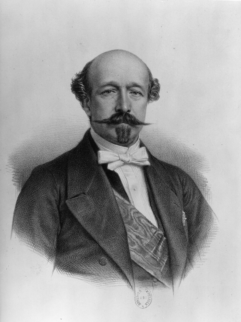 Portræt af hertug Charles de Morny (1811-65) ca. 1850 af French School