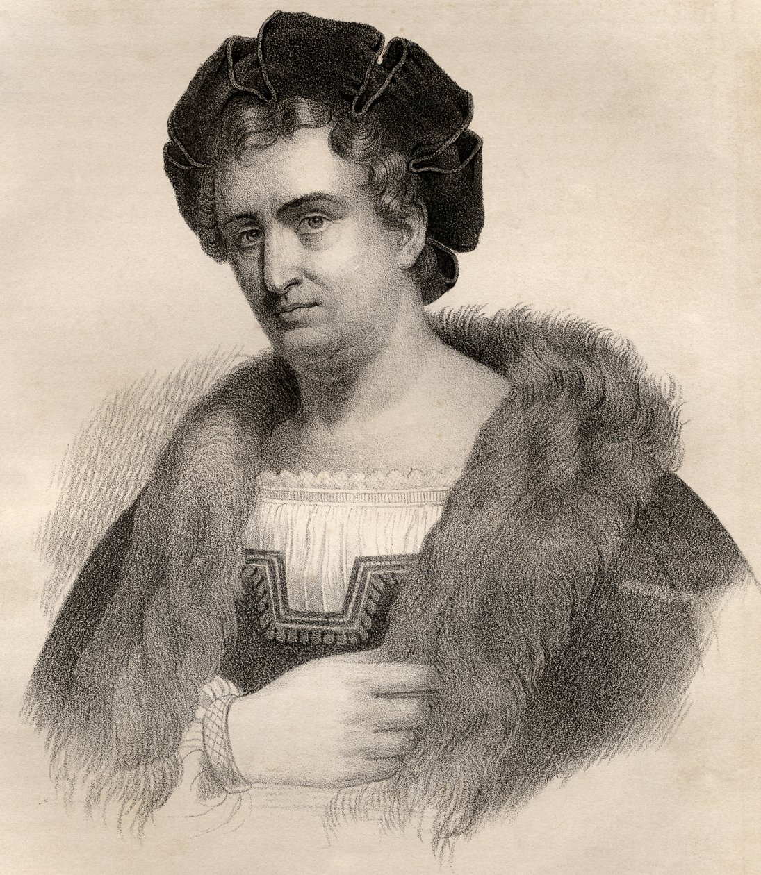 Portræt af Francois Joseph Talma (1763-1826) af French School