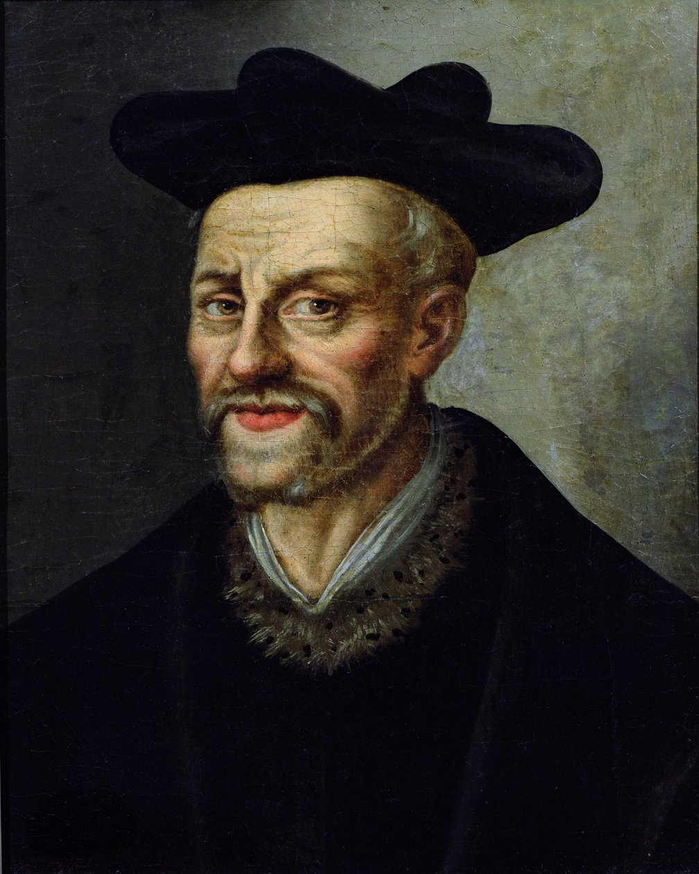 Portræt af Francois Rabelais (ca. 1494-1553) af French School