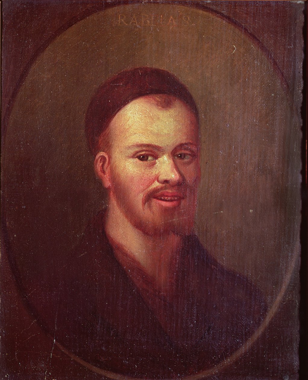 Portræt af Francois Rabelais (c.1494-c.1553), fransk satiriker af French School