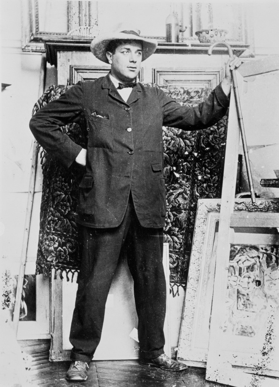 Portræt af Georges Braque (1882-1963) af French School