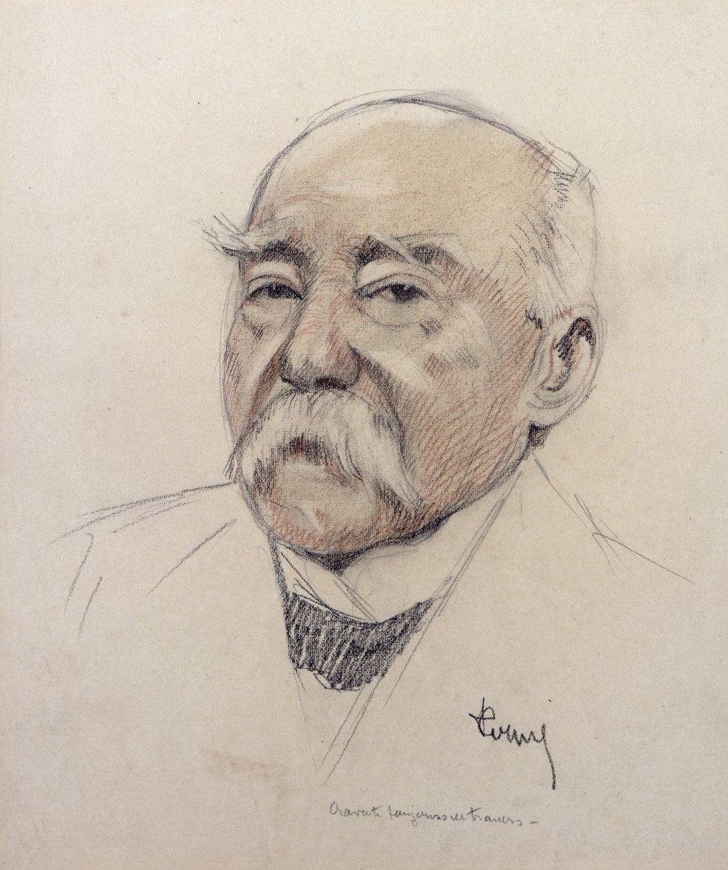 Portræt af Georges Clemenceau (1841-1929) af French School