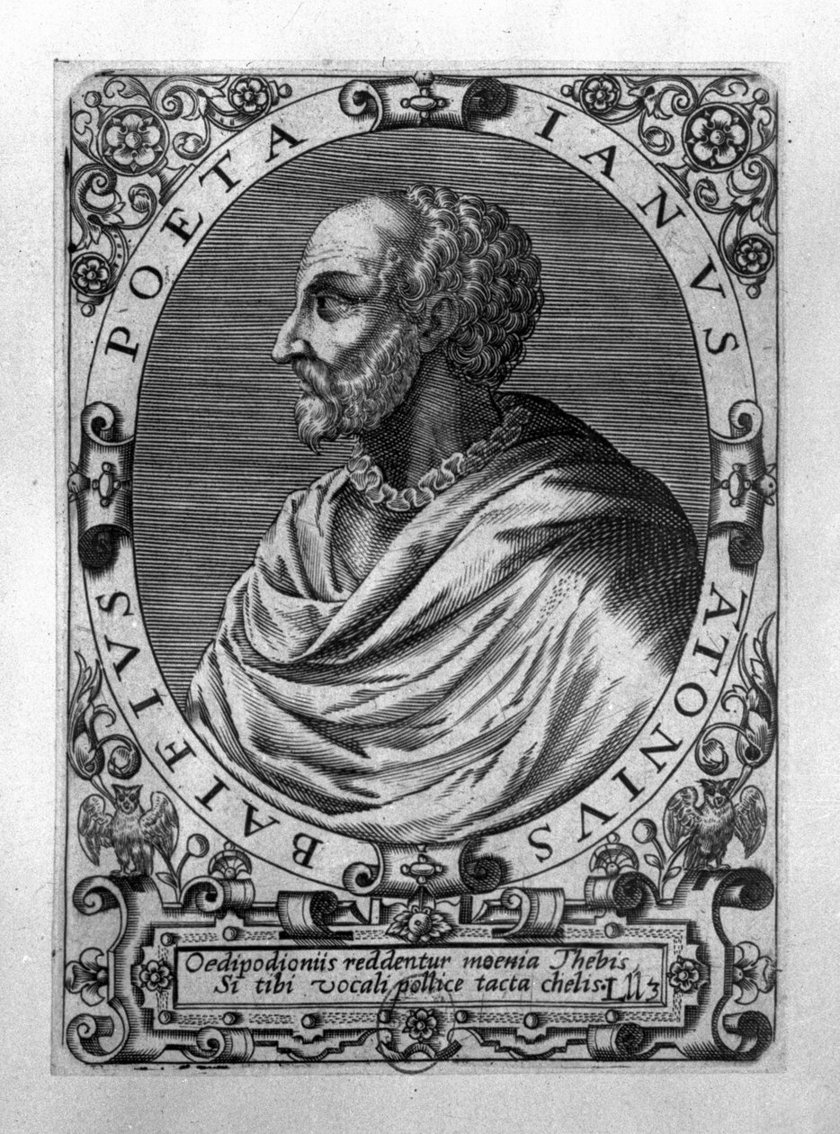 Portræt af Jean Antoine de Baif (1532-89) af French School