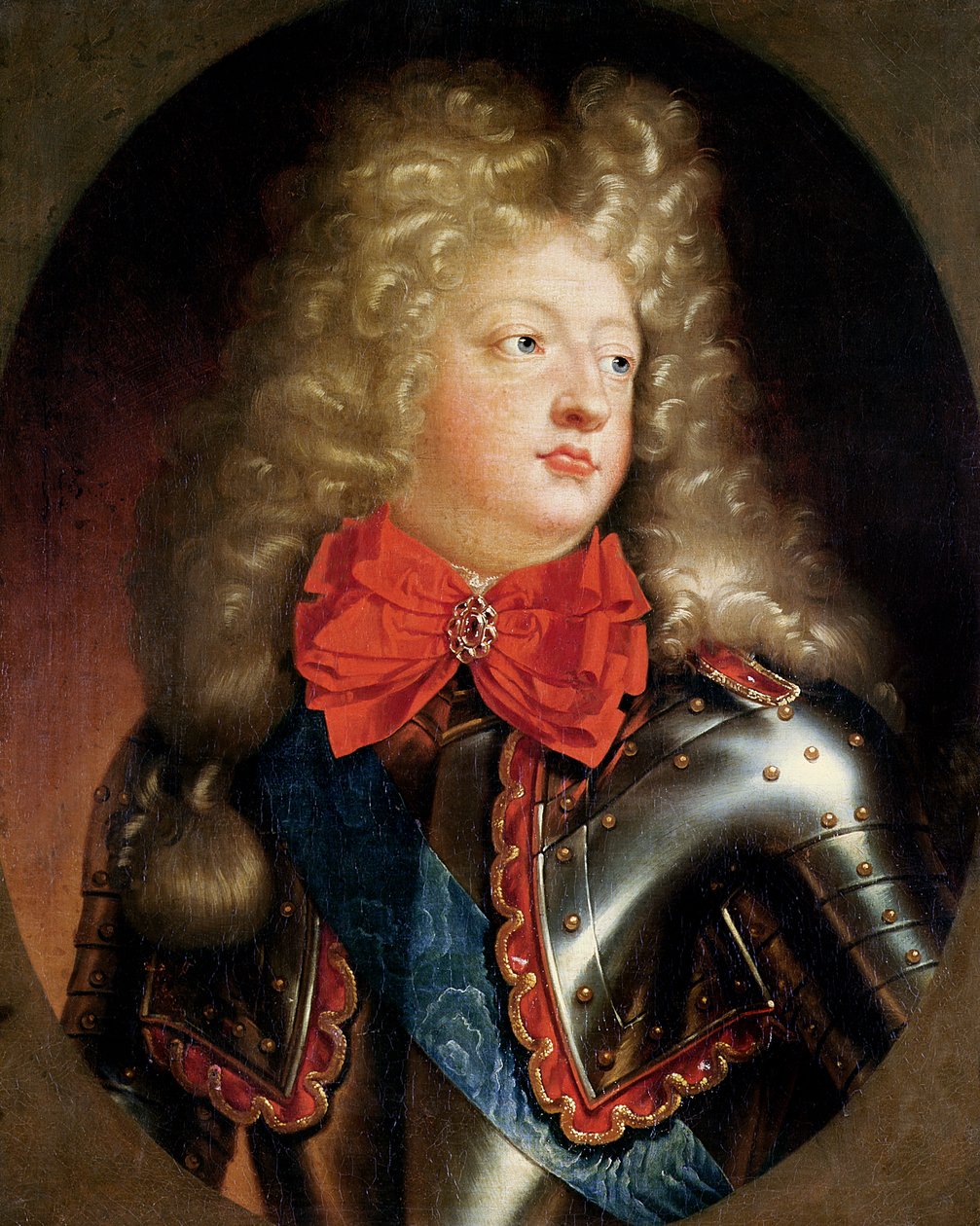 Portræt af Louis (1661-1711) Grand Dauphin, søn af Ludvig XIV af French School
