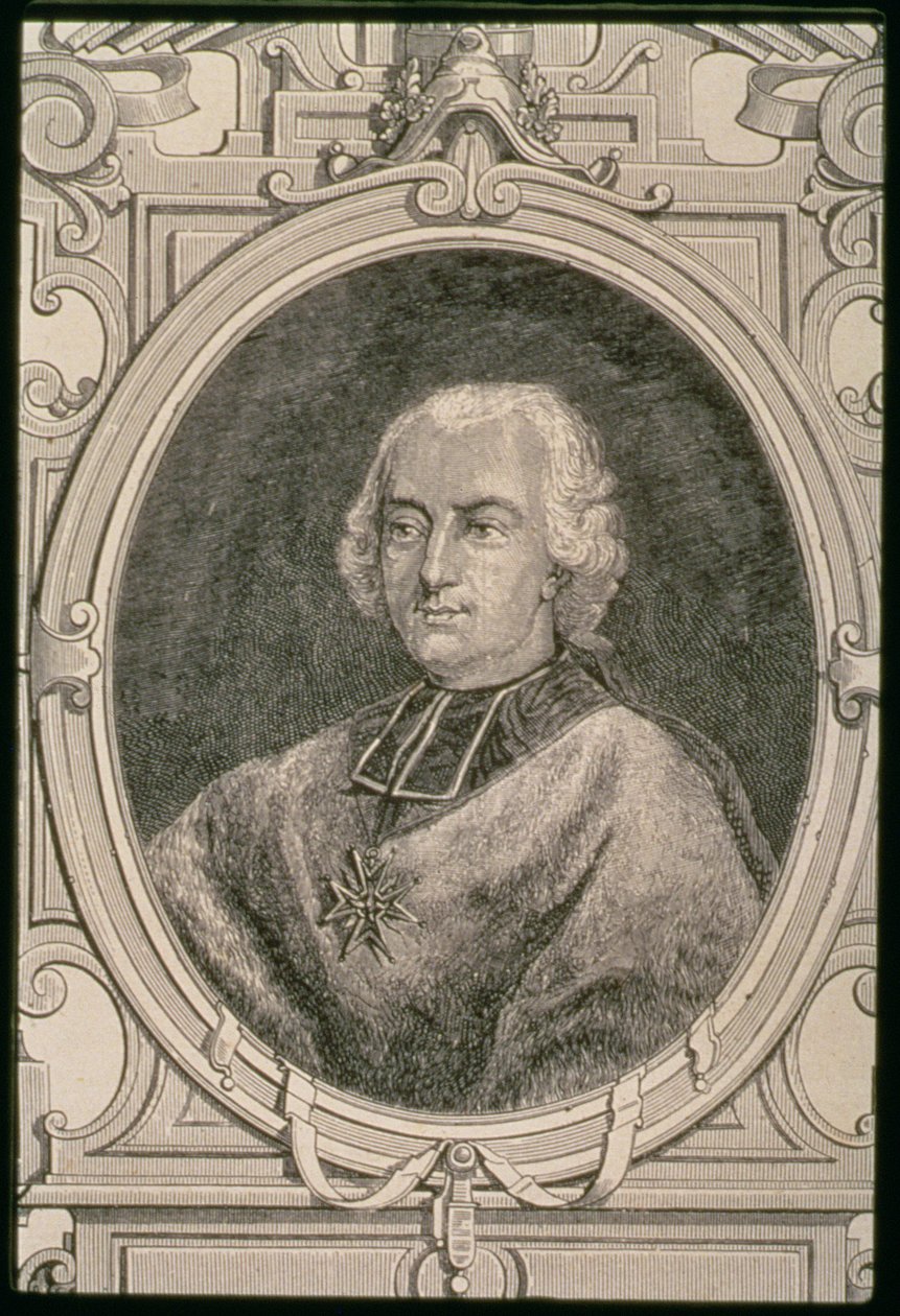 Portræt af Louis Rene Edouard, Prins af Rohan-Guemenee (1734-1803) af French School