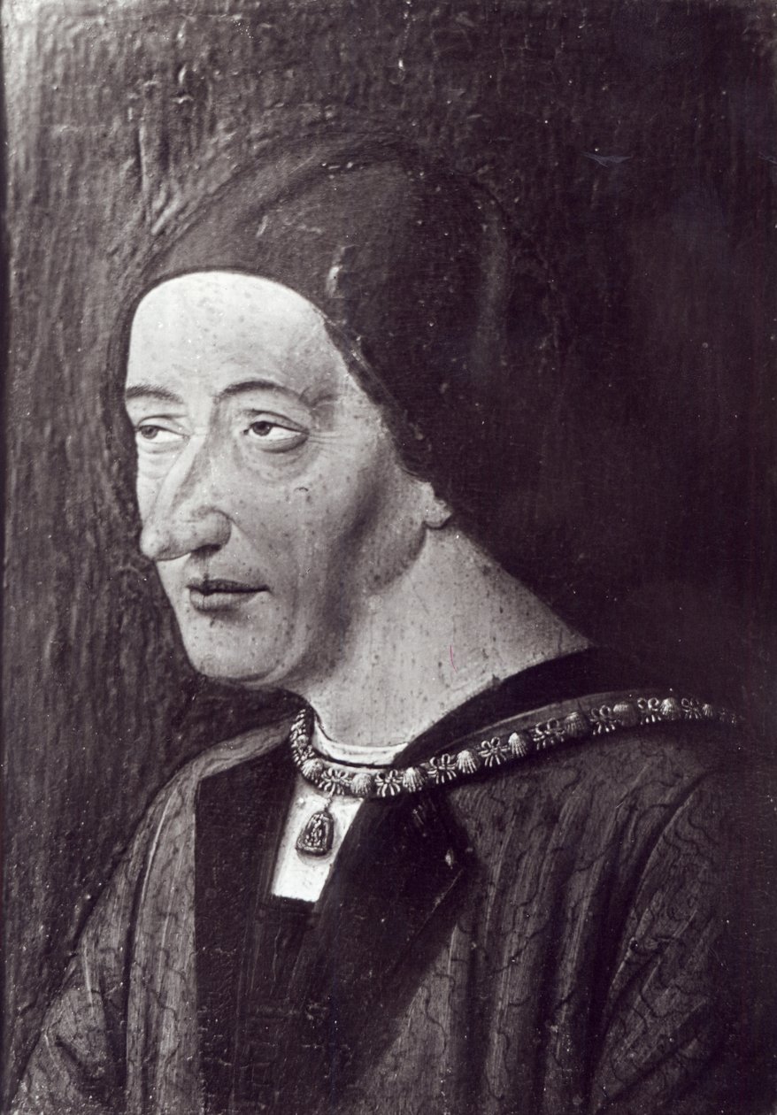 Portræt af Ludvig XI (1423-83) 1482 af French School