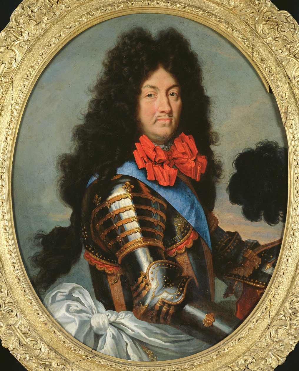 Portræt af Ludvig XIV (1638-1715) af French School